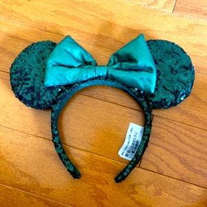 Disney dark green Minnie Ears